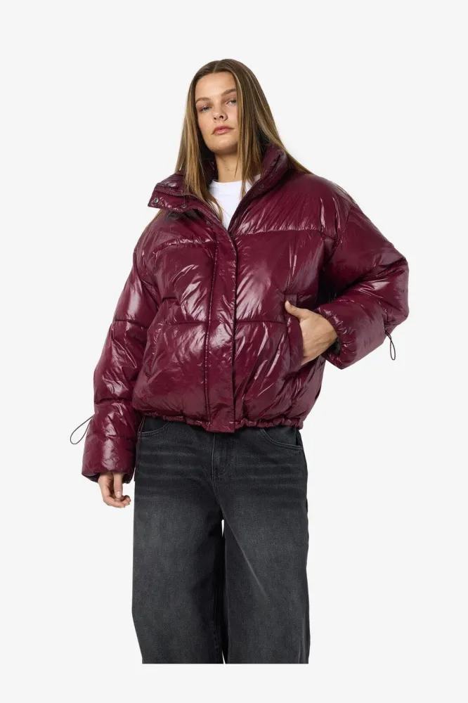 Noisy May - Nmallie Shiny Puffer - 4785874 Windsor Wine Xs