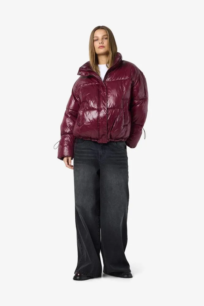 Noisy May - Nmallie Shiny Puffer - 4785874 Windsor Wine Xs