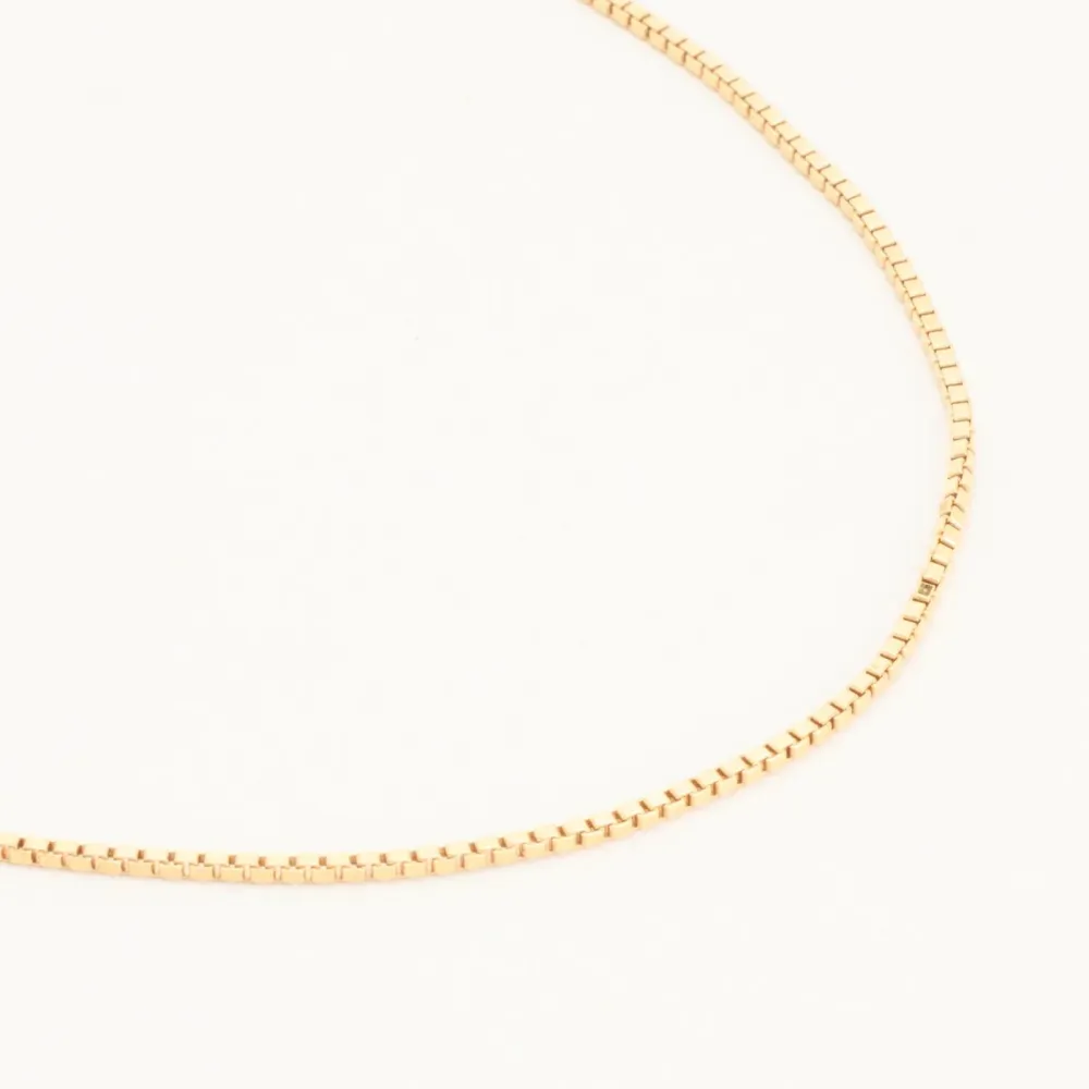 Venezia Halskæde i 14K guld, 45.5 cm, 4.58 g