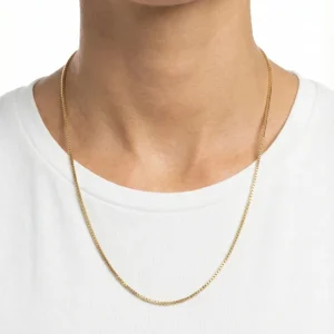Venezia Halskæde i 14K guld, 46.5 cm, 2.65 g