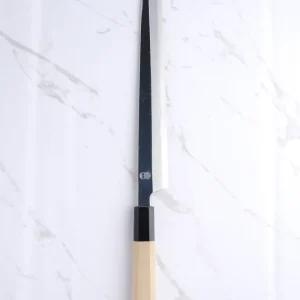 Sakai Kikumori Choyo Blue 1 K-tip Blue #1 - 270 mm Yanagiba