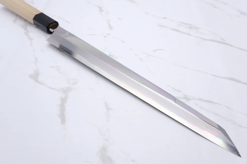 Sakai Kikumori Choyo Blue 1 K-tip Blue #1 - 270 mm Yanagiba
