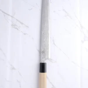 Sakai Kikumori Kikuzuki Uzu Blue#1 - 300 mm Yanagiba