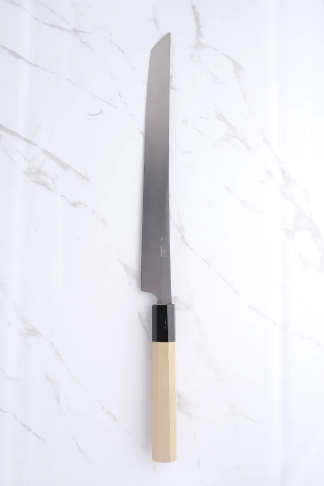 Sakai Kikumori Kikuzuki KU White 2 - 270 mm Sakimaru Takohiki