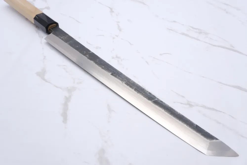 Sakai Kikumori Kikuzuki KU White 2 - 270 mm Sakimaru Takohiki