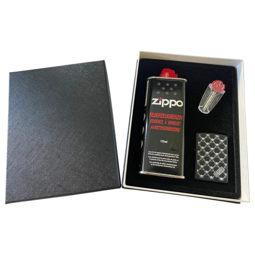 Original Zippo Barbell Design i Gaveæske