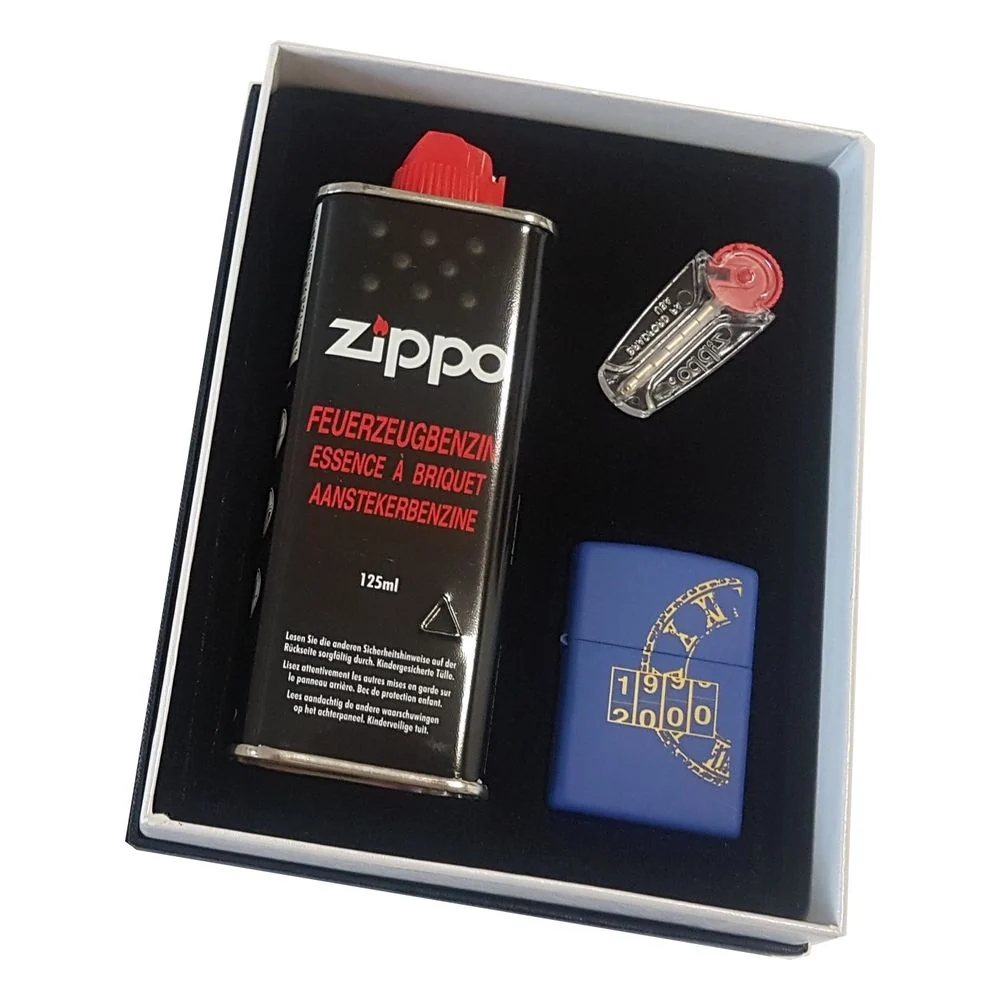 Original Zippo Millenium Lighter i Gaveæske - TOPTILBUD !