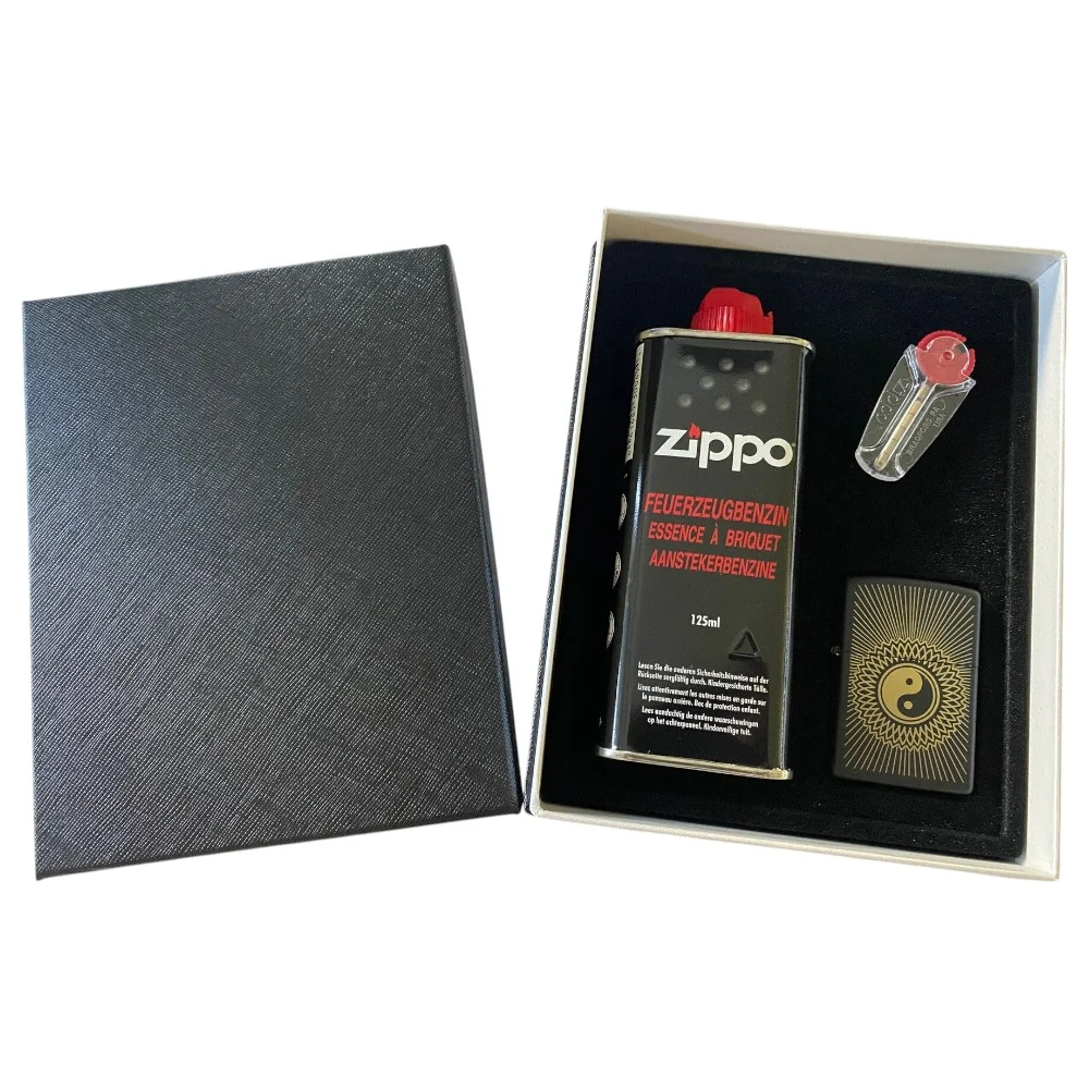 Original Zippo Ying Yang Sun i Gaveæske