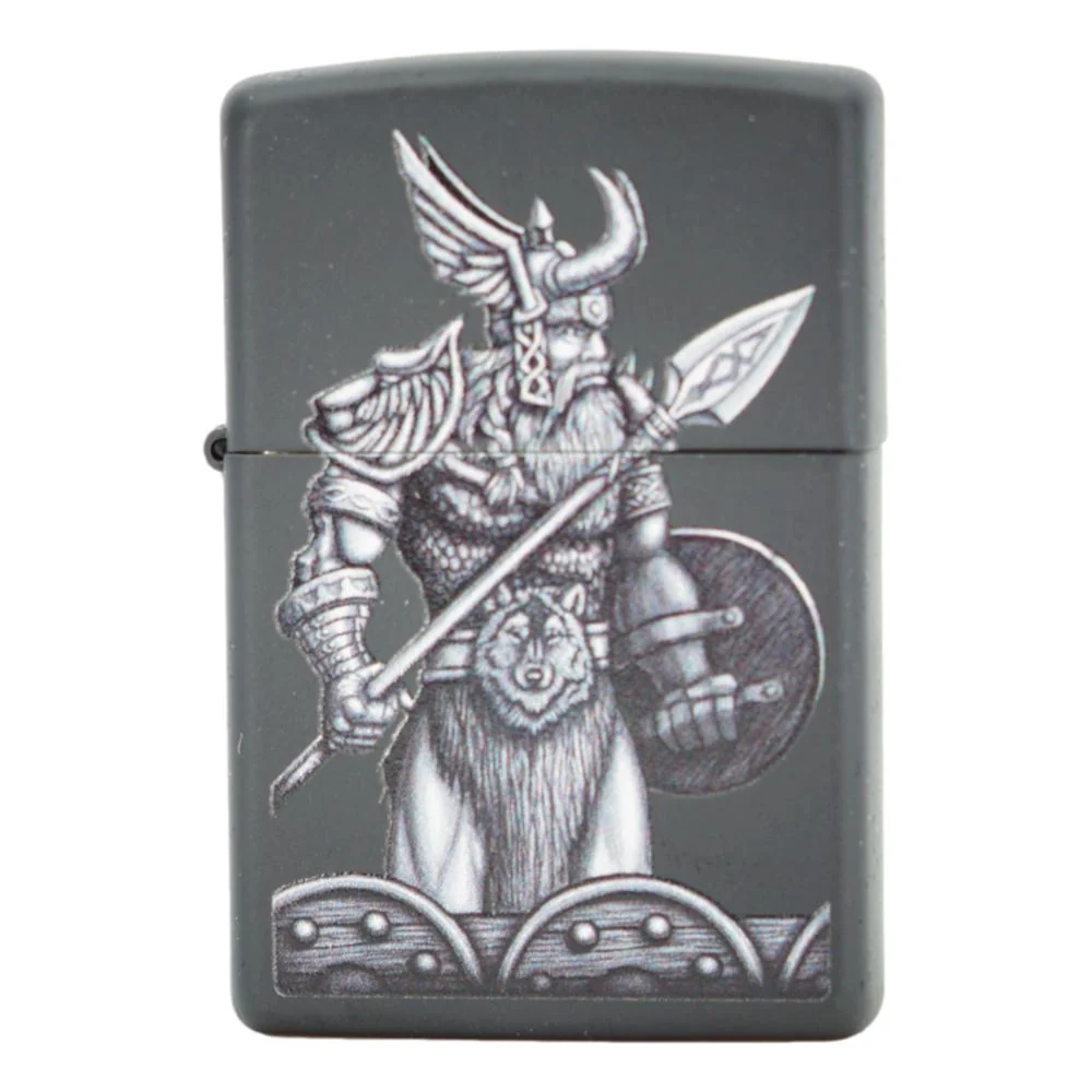 Viking Zippo Lighter - Odin Design