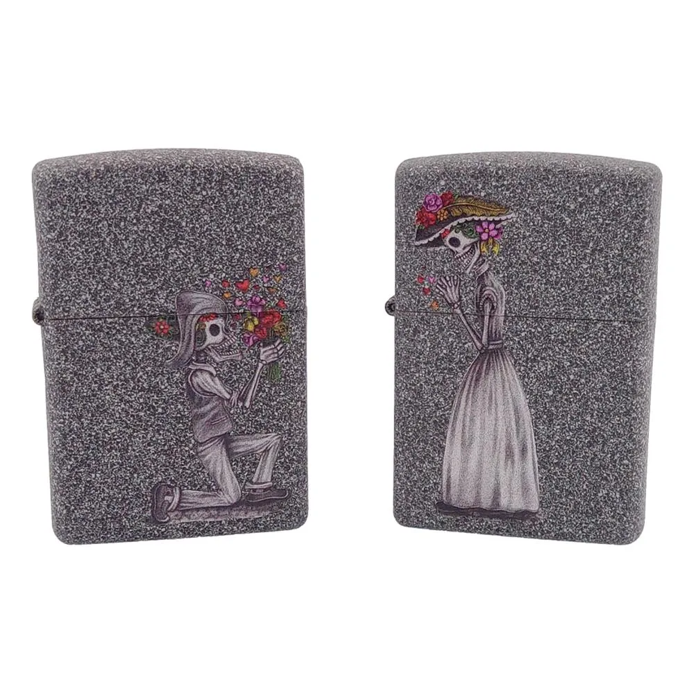 Zippo Day Dead Skulls Set - 2 Lighter Sæt