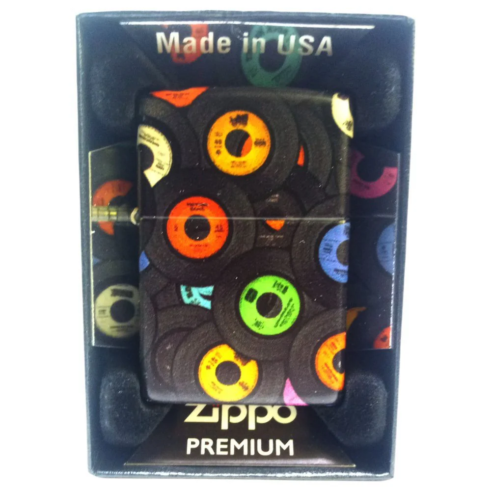 Zippo Lighter 60006835 49352 Records Design