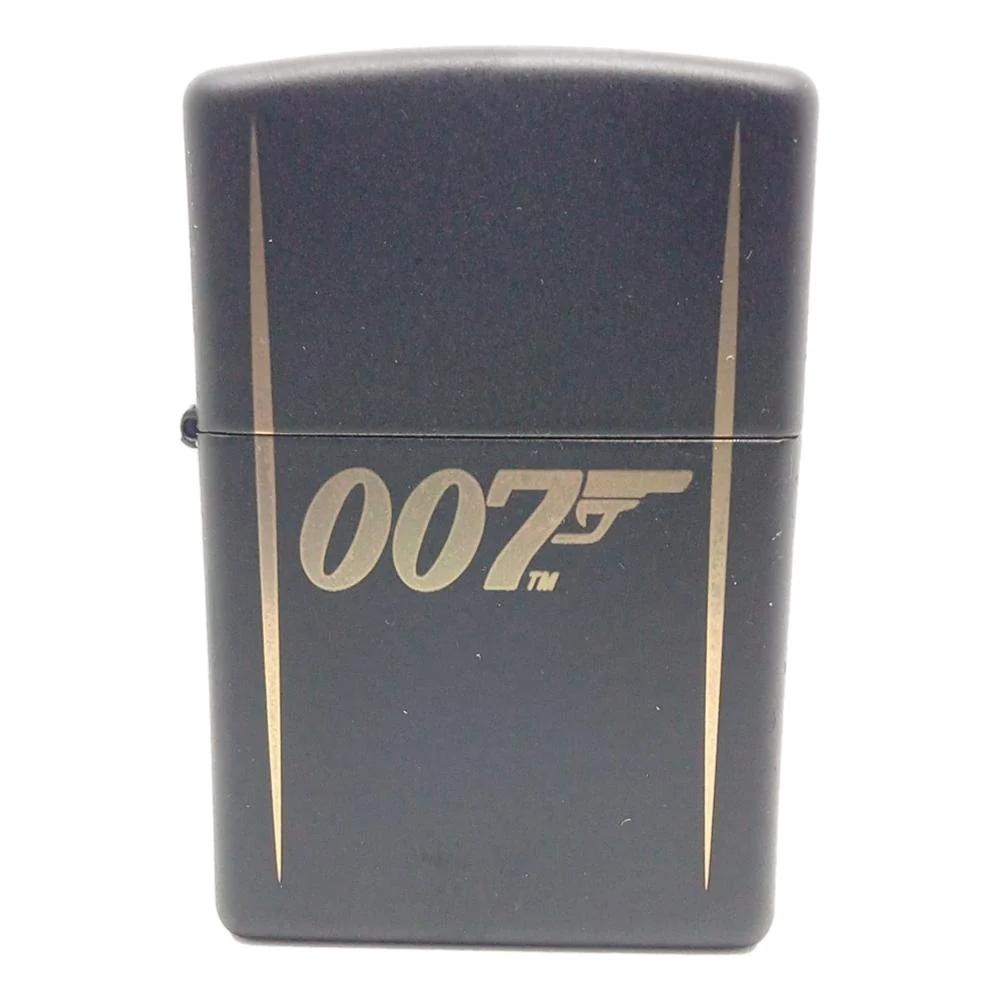 Zippo Lighter James Bond 007 - Sort Guld