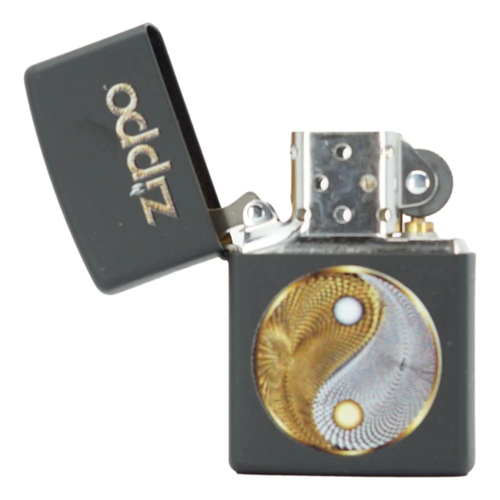 Zippo Lighter Mat Sort - Abstract Ying Yang