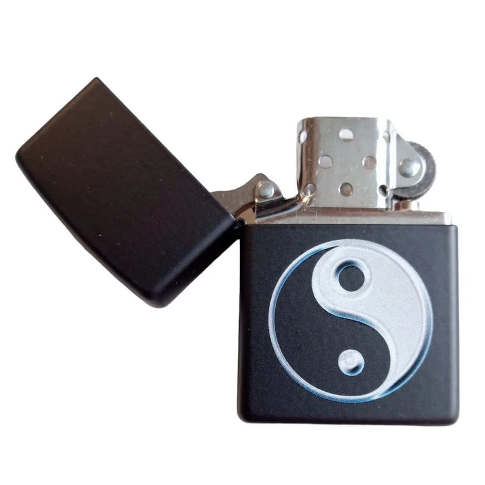 Zippo Lighter Mat Sort - Yin Yang
