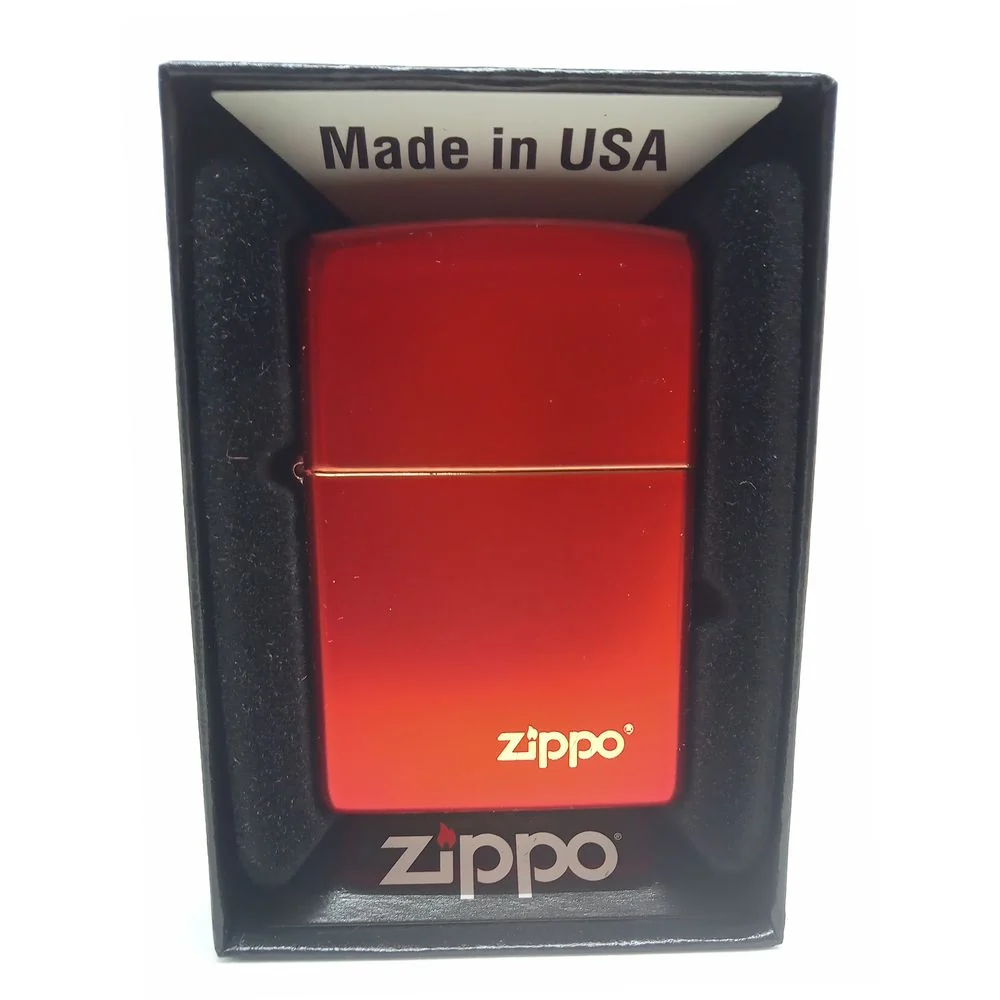 Zippo Lighter - Metallic Red