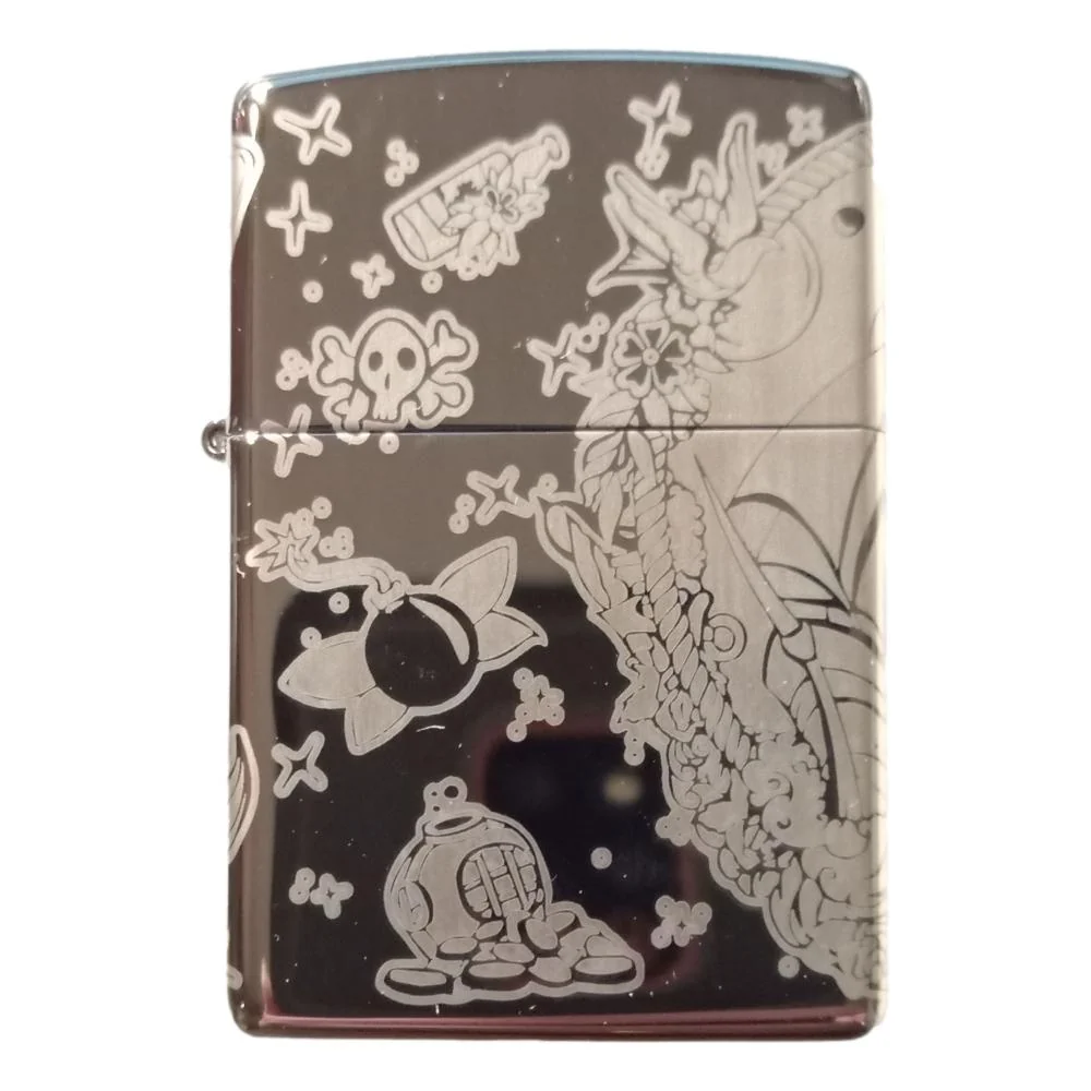 Zippo Premium Lighter - Tattoo Theme Design